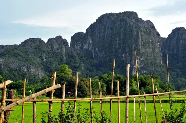 El paisaje de vang vieng, laos — Foto de Stock
