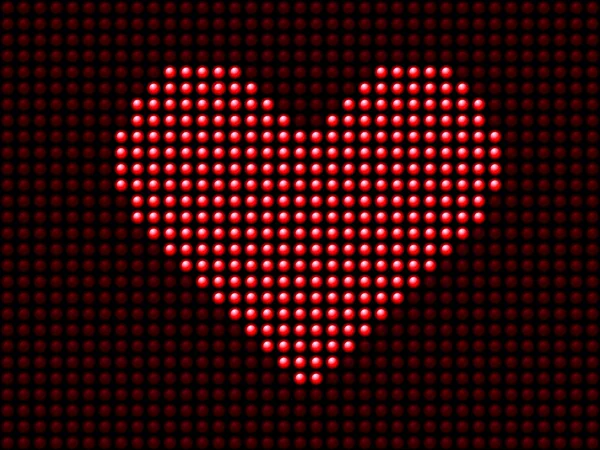 Alla hjärtans dag kärlek hjärta — Stock vektor