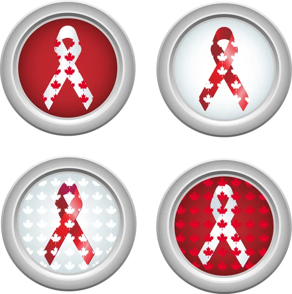 Καναδά κουμπιά — Διανυσματικό Αρχείο