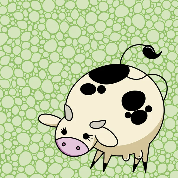 Милая векторная корова — стоковый вектор