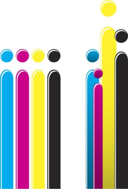 CMYK Colors clipart