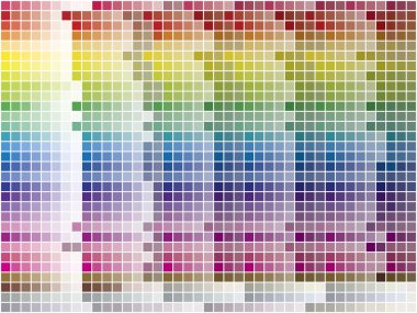 Color Palette Tiled Background clipart