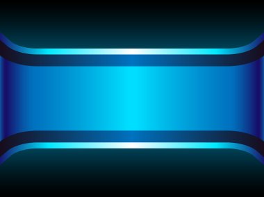 Blue Neon Background with Copyspace.