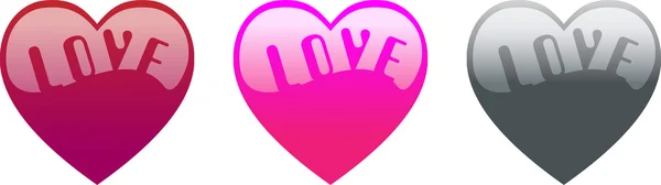 Parole de coeur et d'amour — Image vectorielle