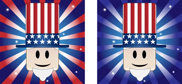 Uncle Sam Background — Stock Vector