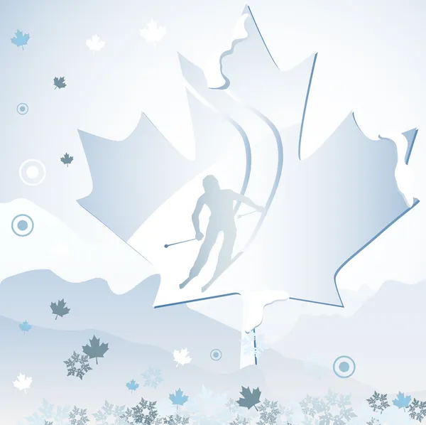 Canadá Juegos de Invierno — Vector de stock