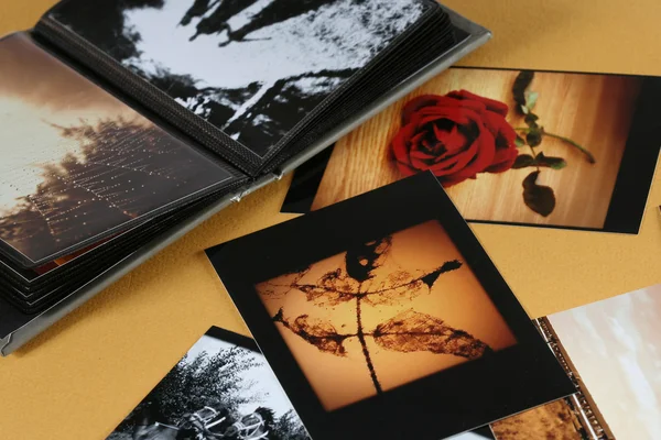 Album fotografico con spazio di copia — Foto Stock