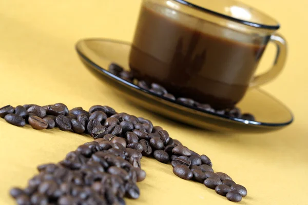 Šálek s kávou — Stock fotografie