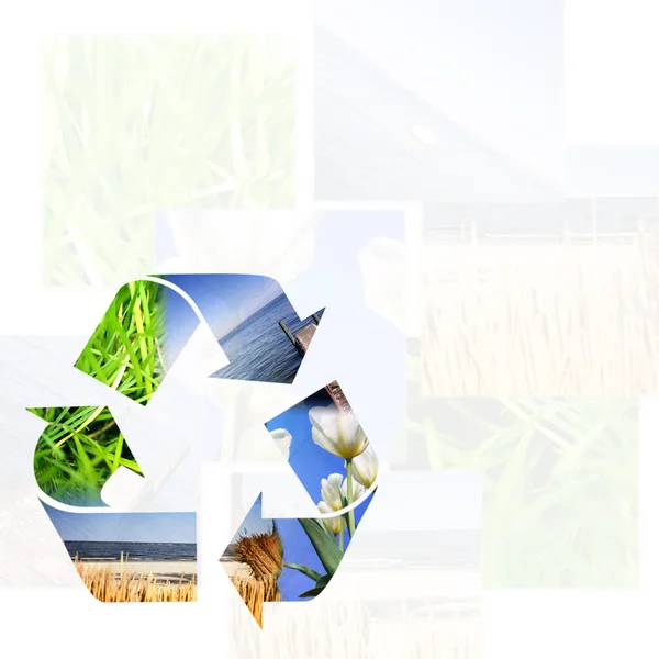Recycleerteken — Stockfoto