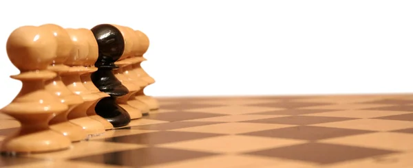 Imagem de close-up de uma peça de xadrez — Fotografia de Stock