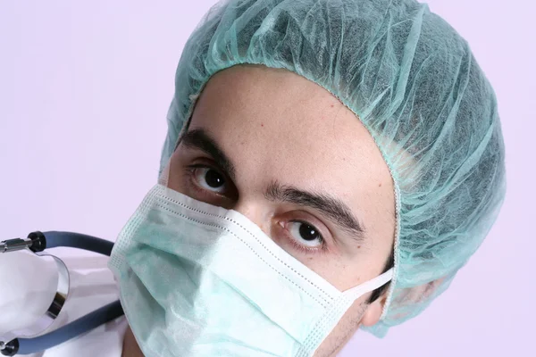 Portret van een jonge dokter. — Stockfoto