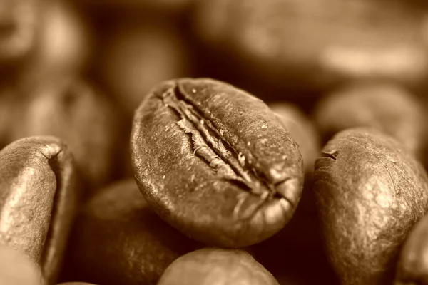 Güzel kokulu kızarmış kahve çekirdekleri — Stok fotoğraf
