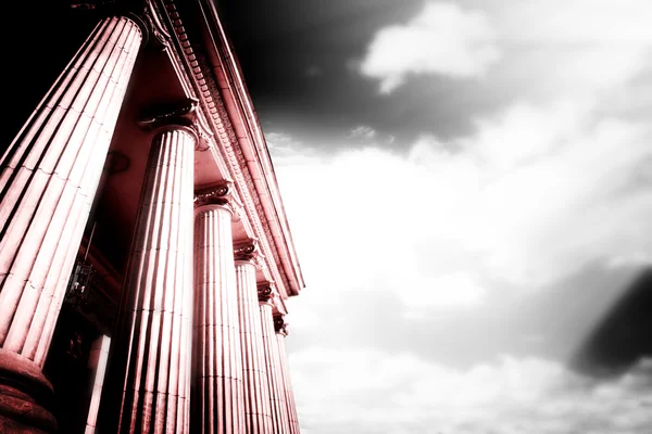 Griekse pijlers — Stockfoto