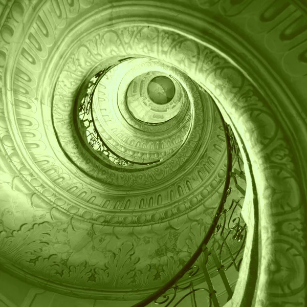 Escadaria em espiral — Fotografia de Stock