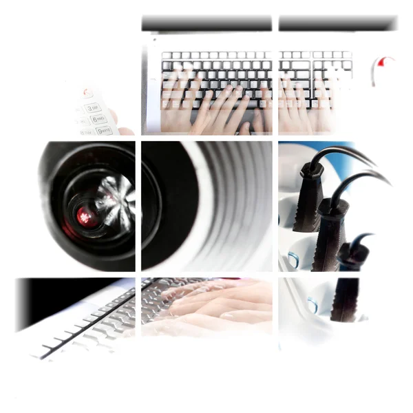 Tehnology collage — Stock Photo, Image