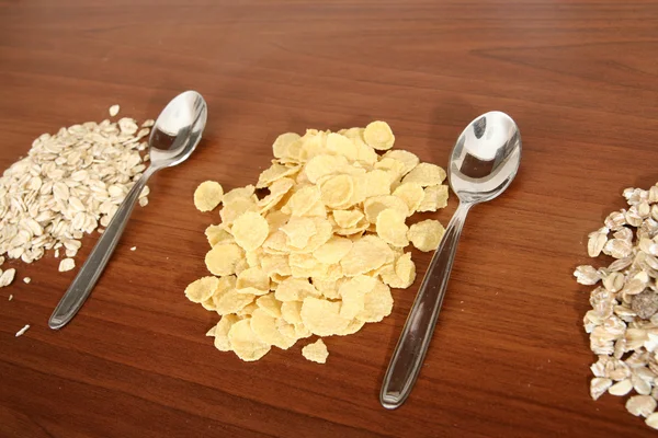 Flocos de milho — Fotografia de Stock