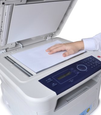 Laser copier and fax clipart