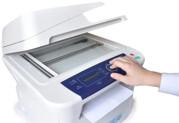 Laser kopiator och fax — Stockfoto