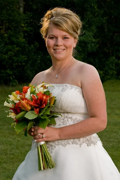 Outdoors Bride — Stock Photo, Image