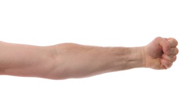 Isolated Arm with Fist clipart