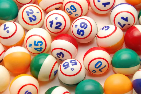 Bingo Ball Background Stock Image
