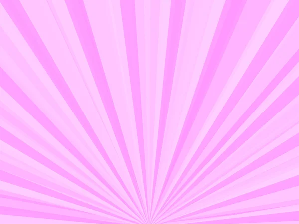 Pink rays — Stock Vector