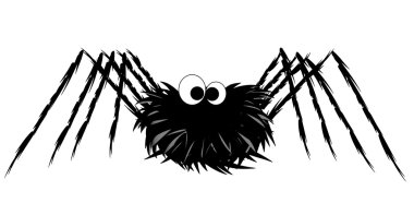 Funny spider clipart