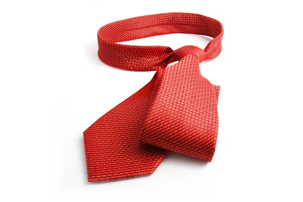 Piros nyakkendő — Stock Fotó