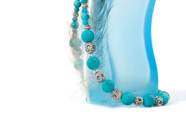 Turquoise beads — Stock Photo, Image