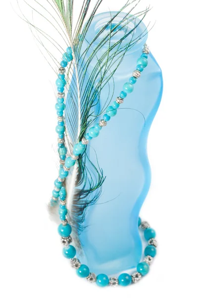 Turquoise beads — Stock Photo, Image