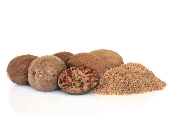 Nutmeg Spice — Stock Photo, Image