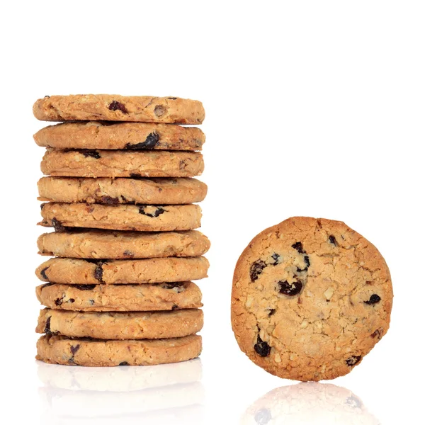 Borůvkový a ovesné sušenky — Stock fotografie