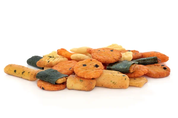 Seaweed Rice Crackers — Stock Photo, Image