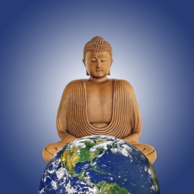 Buddha Contemplation clipart