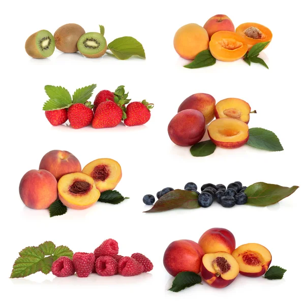 Colección de frutas blandas — Foto de Stock