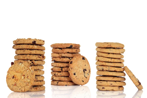 Chocolate chip cookie-collectie — Stockfoto