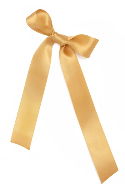 金リボンと弓 — ストック写真