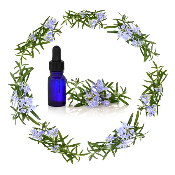 Rosemary Herb Flower Therapy — Stock Photo, Image