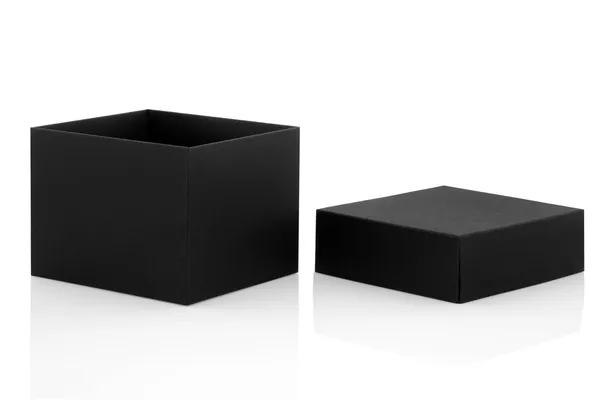 검은 선물 상자 — 스톡 사진