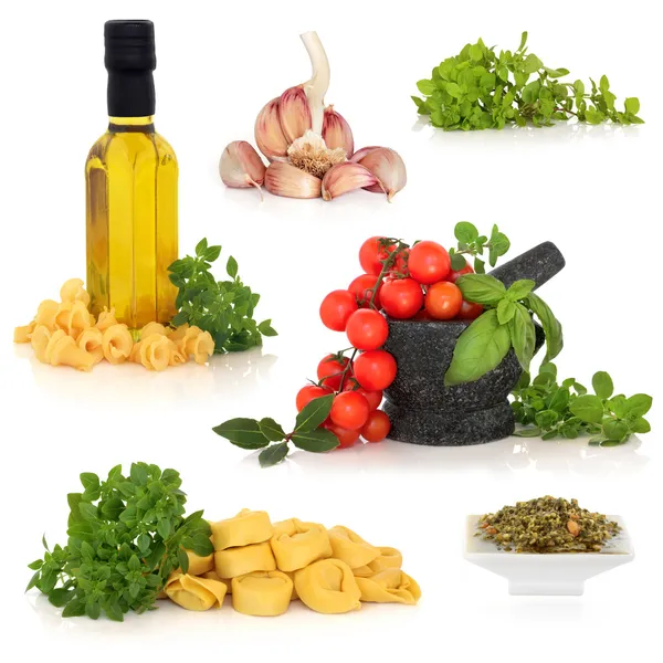 Ingredientes alimenticios italianos —  Fotos de Stock