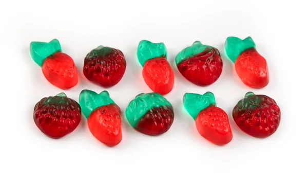 Красочные конфеты с желе макрос — стоковое фото