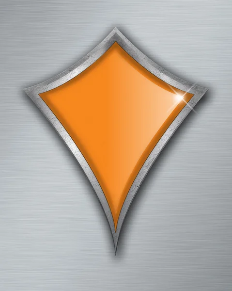 Logo escudo vacío — Foto de Stock