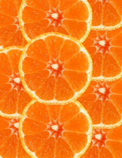 Skiveskåret orange baggrund - Stock-foto