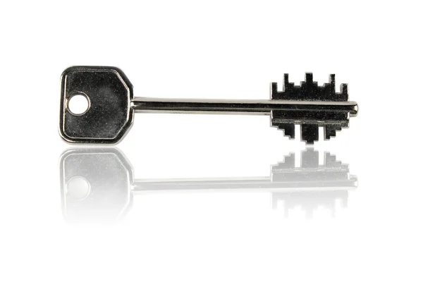 Schlüssel isoliert — Stockfoto