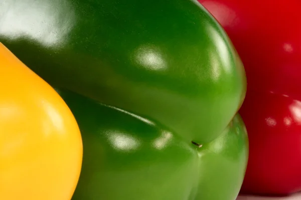 Paprika röd, grön, gul — Stockfoto