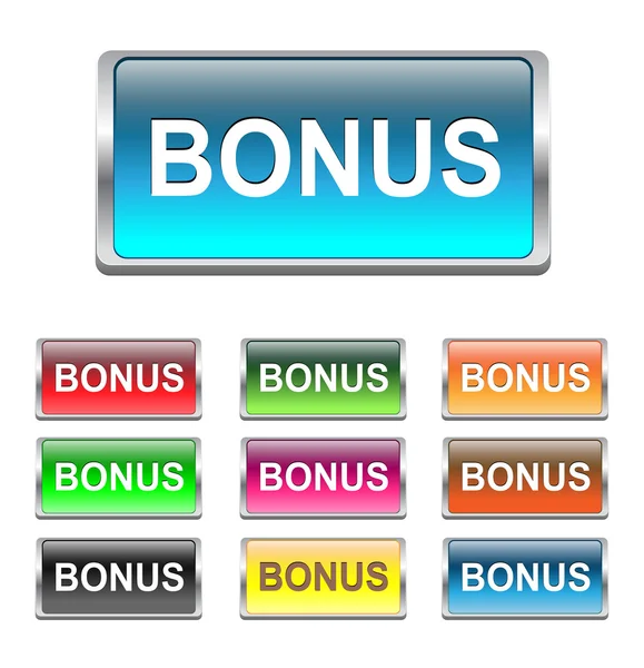 stock vector Bonus buttons, icons set, vector