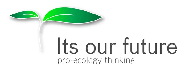 Экологический логотип — стоковый вектор