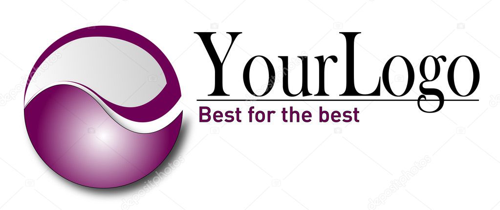 Business, corporation elegant logo, vector