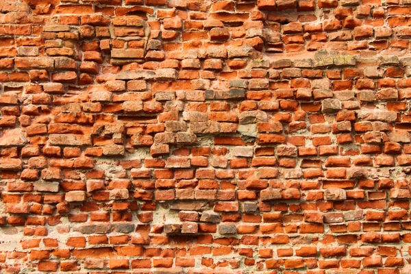 A parede de tijolo resistido — Fotografia de Stock