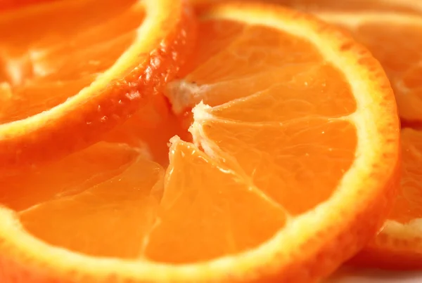 Oranje segmenten macro — Stockfoto